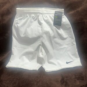Nike White Athletic Performance Shorts